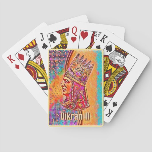 Klassische Spielkarten der Dikran II (Rückseite)