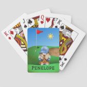 Klassische Spielkarten für das Gnome Golf Monogram (Rückseite)