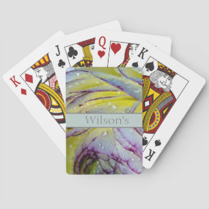 Klassische Spielkarten für Rose und Regen