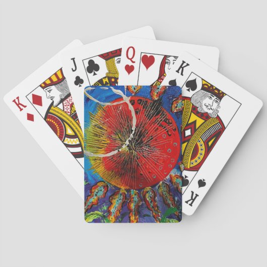 Klassische Spielkarten für Sunburst (Rückseite)