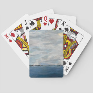 Klassische Spielkarten mit Strand-Thema