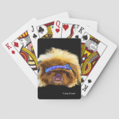 Klassische Spielkarten Pekingese (Rückseite)