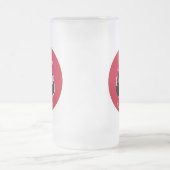 Klassische Spielkarten Poker Raum Mattglas Bierglas (Mittel)