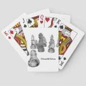 Klassische Spielkarten Schach. (Rückseite)