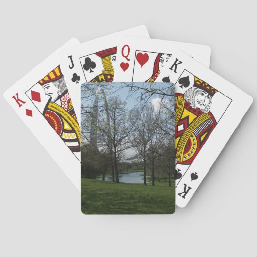 Klassische Spielkarten von St. Louis Arch (Rückseite)