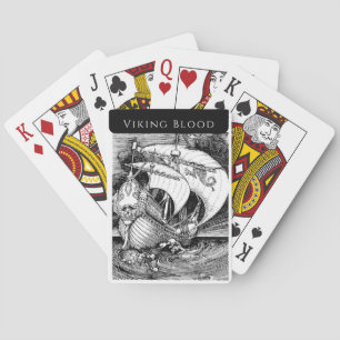 Klassische Spielkarten Wikingerblut