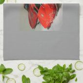 Klassische Split Window Red Corvette Handtuch (Gefaltet)