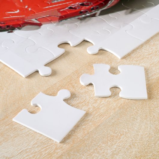 Klassische Split Window Red Corvette Puzzle (Seite)