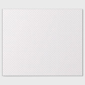 Klassische Sterne Hellrosa - Weiß Geschenkpapier (Flach)