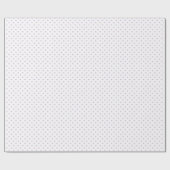 Klassische Sterne Soft Lavendel - Weiß Geschenkpapier (Flach)