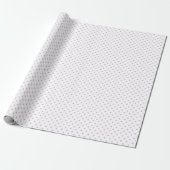 Klassische Sterne Soft Lavendel - Weiß Geschenkpapier (Ungerollt)