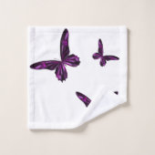 Klassische Stile Butterflies Badhandtuch Set (Waschlappen)