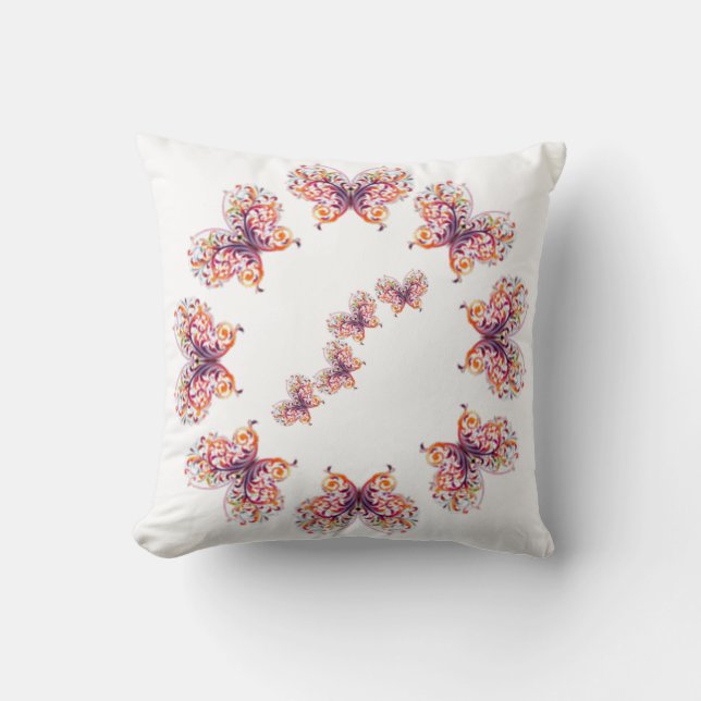 Klassische Stile Butterflies Kissen (Vorderseite)