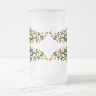 Klassische Stile Butterflies Mattglas Bierglas