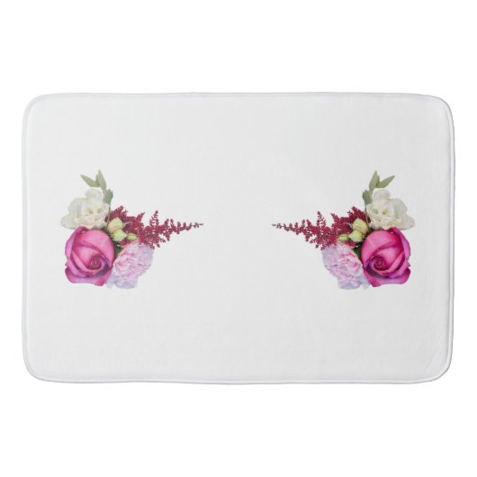 Klassische Stile Florals Badematte (Vorderseite)