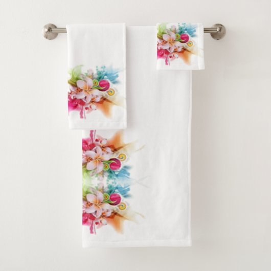 Klassische Stile Florals Badhandtuch Set (Insitu)