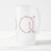 Klassische Stile Florals Mattglas Bierglas (VorderseiteRechts)