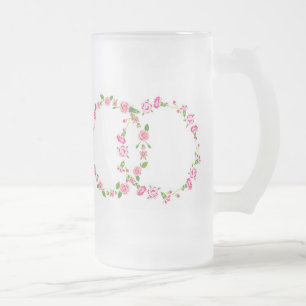 Klassische Stile Florals Mattglas Bierglas