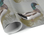KLASSISCHE STOCKENTEN-ENTE GESCHENKPAPIER (Rolleneckpunkt)