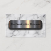 Klassische Stone Marmor Aussehen moderne Visitenka Visitenkarte (Vorderseite)