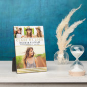 Klassische Streifen Abschluss Plaque Fotoplatte (Seite)