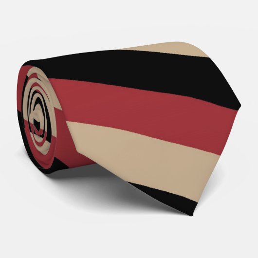 Klassische Stripte Krawatte (Gerollt)