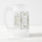 Klassische Styles Scrollworks Mattglas Bierglas (Links)