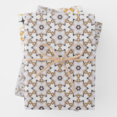 Klassische Stylische Navy Gold und Weiß Geschenkpapier Set (Beispiel)