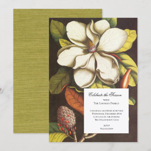 Klassische Südstaaten-Magnolien-Einladung Einladung