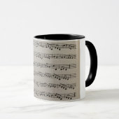 Klassische Symphonie-Musiknoten Tasse (VorderseiteRechts)