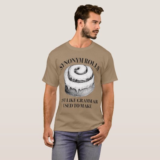 Klassische Synonym-Rolls, genau wie Grammar T-Shirt (Vorne ganz)