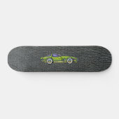Klassische T Spitzenkorvette u. Skateboard (Horizontal)