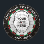 Klassische Tafel mit benutzerdefiniertem Text und  Dartscheibe<br><div class="desc">Dartboard mit klassischen Farben. Zwei benutzerdefinierte Textbereiche. Fügen Sie Ihr Foto hinzu oder löschen Sie das Bild und verwenden Sie nur den benutzerdefinierten Text. Wenn Sie Hilfe bei der Positionierung Ihres Bildes gewollt haben,  können Sie mich über mein Profil kontaktieren.</div>