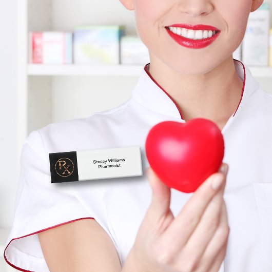 Klassische Tags des modernen Apothekerthemas Namenschild