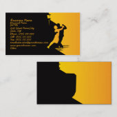 Klassische Tanzen-Geschäfts-Visitenkarte Visitenkarte (Vorne/Hinten)