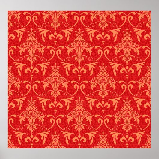klassische Tapete mit Viktorianischen Ornamenten,  Poster (Vorne)