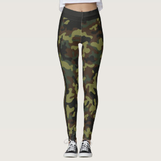 Klassische Tarnungs-versuchtes und wahres Leggings