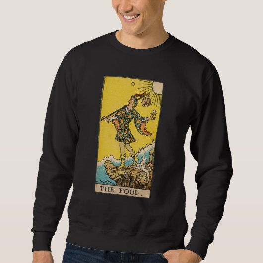 Klassische Tarot-Karte Sweatshirt (Vorderseite)
