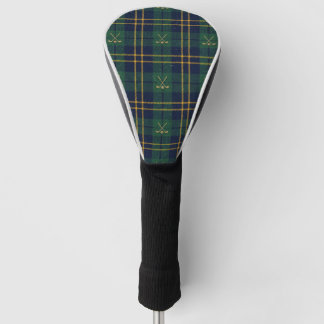 Klassische Tartan-Karo-Golf-Schlagholzabdeckung – Golf Headcover