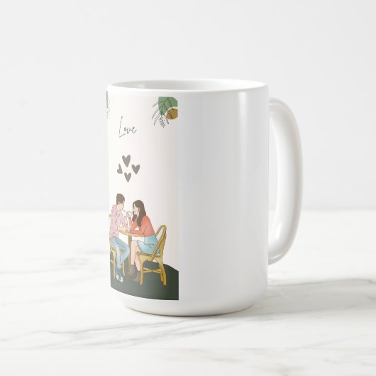 Klassische Tasse (VorderseiteRechts)