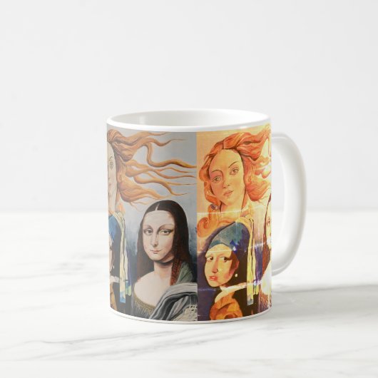 Klassische Tasse (VorderseiteRechts)