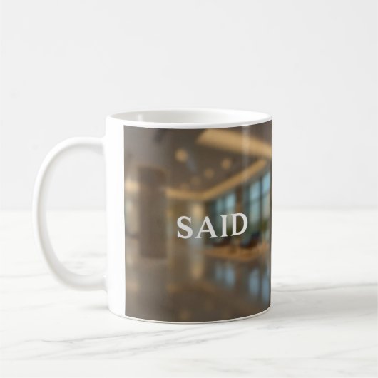 Klassische Tasse, 11 oz Kaffeetasse (Links)
