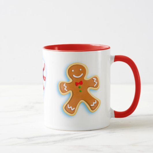 Klassische Tasse, 11 oz Weihnachtsmann Tasse (Rechts)