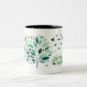 Klassische Tasse, 11 oz Zweifarbige Tasse (Mittel)