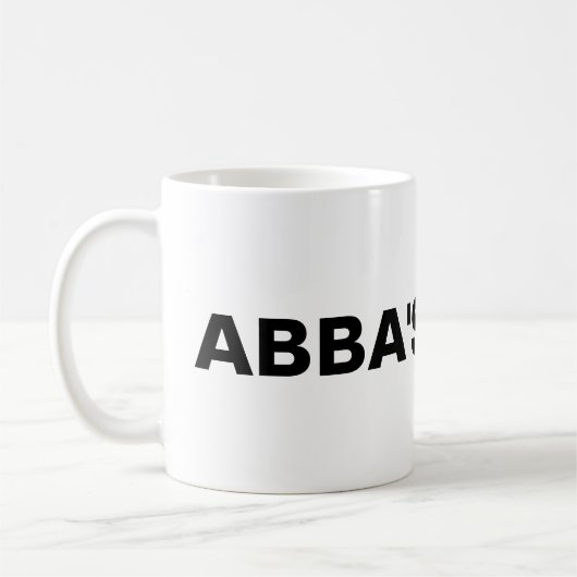 Klassische Tasse "Abba's Child" (Links)