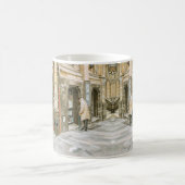 Klassische Tasse - "Alte Bücher" (Mittel)