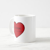 Klassische Tasse aus der Sammlung "Jesus ist mein (Vorderseite Links)