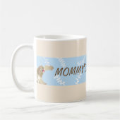 Klassische Tasse "Blue Turtle Mommy's Sippy Cup" (Links)