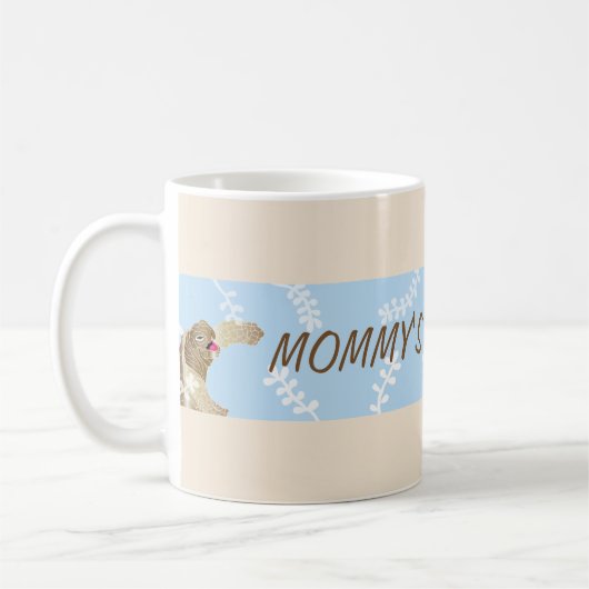 Klassische Tasse "Blue Turtle Mommy's Sippy Cup" (Links)
