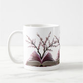 Klassische Tasse - Cherry Blossom Buchkunst Design (Links)
